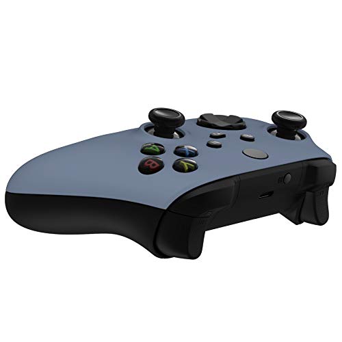 eXtremeRate Replacement Shell for Xbox Series X & S - Personalized Upgrade - Slate Gray Soft Touch Grip Custom Cover Case Faceplate for Xbox Core Controller