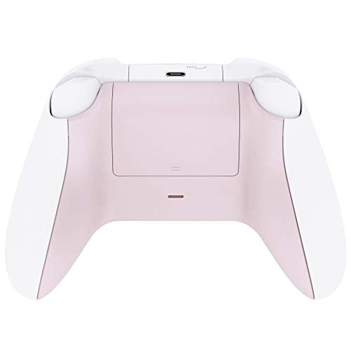 eXtremeRate Custom Back Cover Shell for Xbox Core Wireless Controller, Cherry Blossoms Pink Replacement Controller Battery Cover & Bottom Shell for Xbox Series X & S