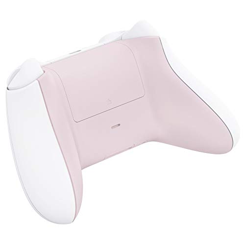 eXtremeRate Custom Back Cover Shell for Xbox Core Wireless Controller, Cherry Blossoms Pink Replacement Controller Battery Cover & Bottom Shell for Xbox Series X & S