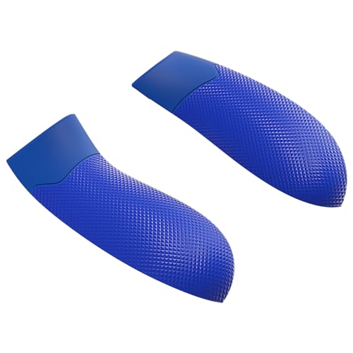 eXtremeRate Performance Rubberized Grips Replacement Back Panels for Xbox Series X/S Controller, Blue Non-Slip Diamond Texture Side Rails Handles for Xbox Core - Controller NOT Included
