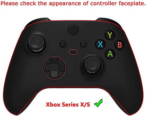 eXtremeRate Custom Back Cover Shell for Xbox Core Wireless Controller, Cherry Blossoms Pink Replacement Controller Battery Cover & Bottom Shell for Xbox Series X & S