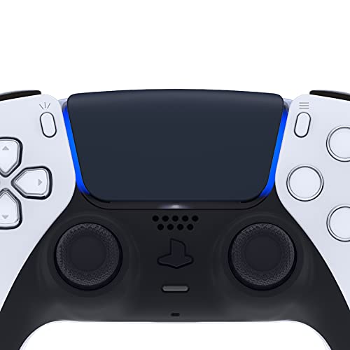 eXtremeRate Replacement Touchpad Cover Compatible with ps5 Controller BDM-010 020 030 040 050 Models, Custom Soft Touch Midnight Blue Touch Pad Repair Part Compatible with ps5