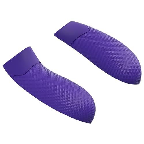 eXtremeRate Performance Rubberized Grips Replacement Back Panels for Xbox Series X/S Controller, Purple Non-Slip Diamond Texture Side Rails Handles for Xbox Core - Controller NOT Included