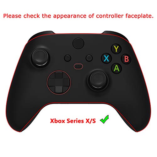 eXtremeRate Replacement Shell for Xbox Series X & S - Personalized Upgrade - Slate Gray Soft Touch Grip Custom Cover Case Faceplate for Xbox Core Controller