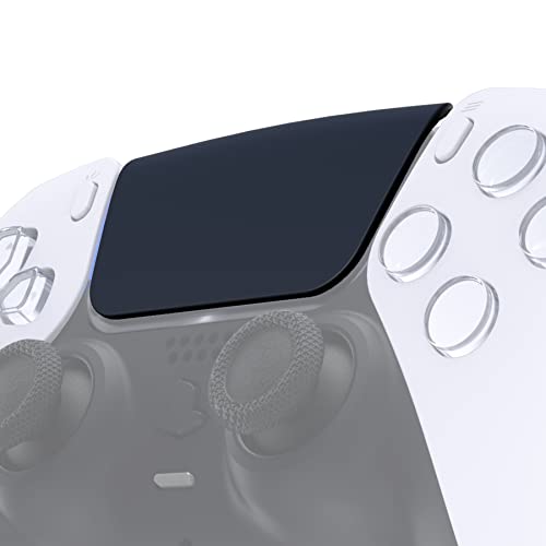 eXtremeRate Replacement Touchpad Cover Compatible with ps5 Controller BDM-010 020 030 040 050 Models, Custom Soft Touch Midnight Blue Touch Pad Repair Part Compatible with ps5