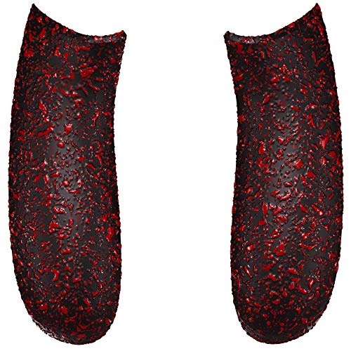 eXtremeRate Grip Cover for Xbox Series X & S, Textured Red Non-Slip Back Panels Accessories, Replacement Side Rails Shell for Xbox Wireless Controller - Controller Not Included