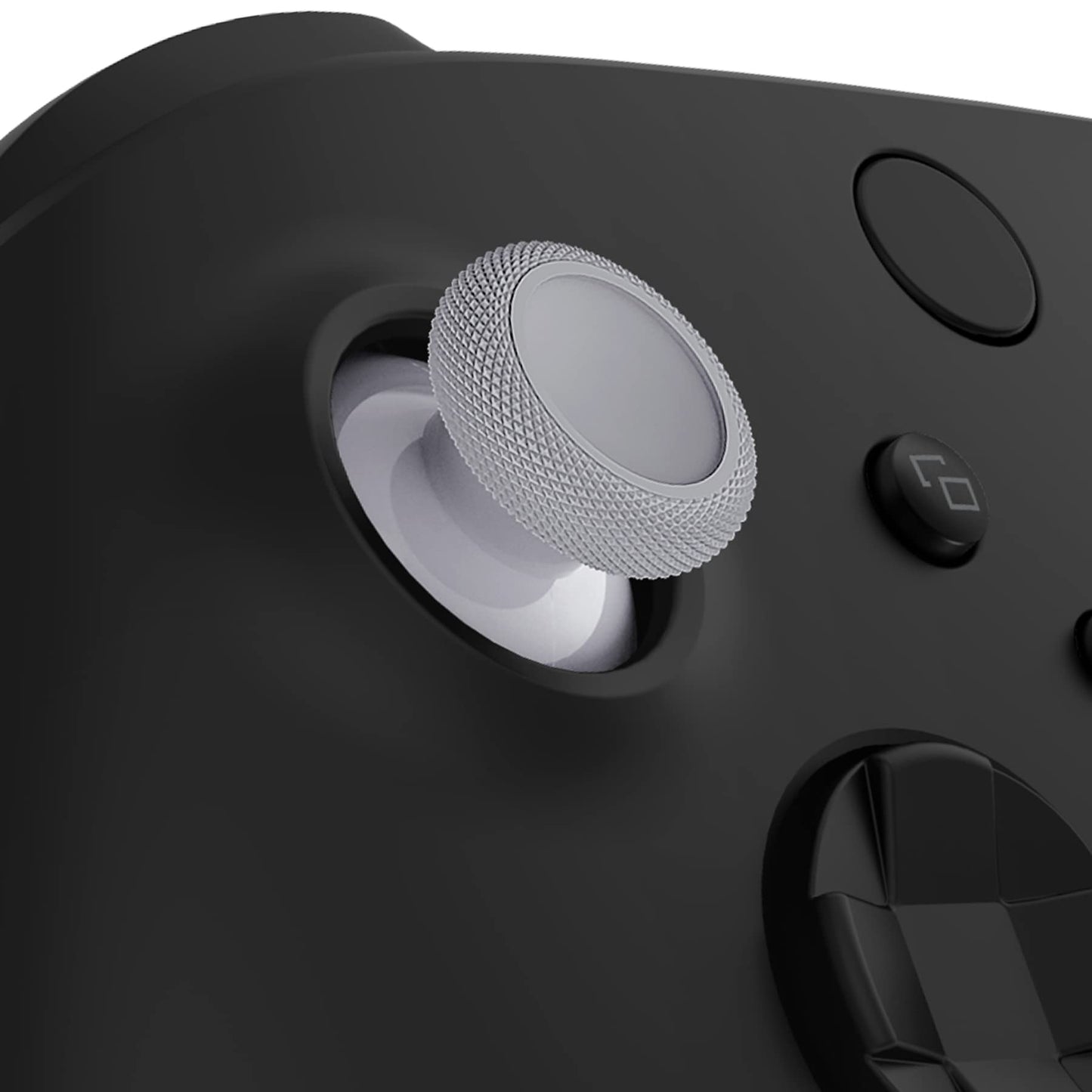 eXtremeRate Replacement Thumbsticks for Xbox Core Wireless Controller, Joysticks Repair Kit for Xbox Series X/S Controller, Custom Analog Stick Buttons for Xbox One S/X/Elite - New Hope Gray