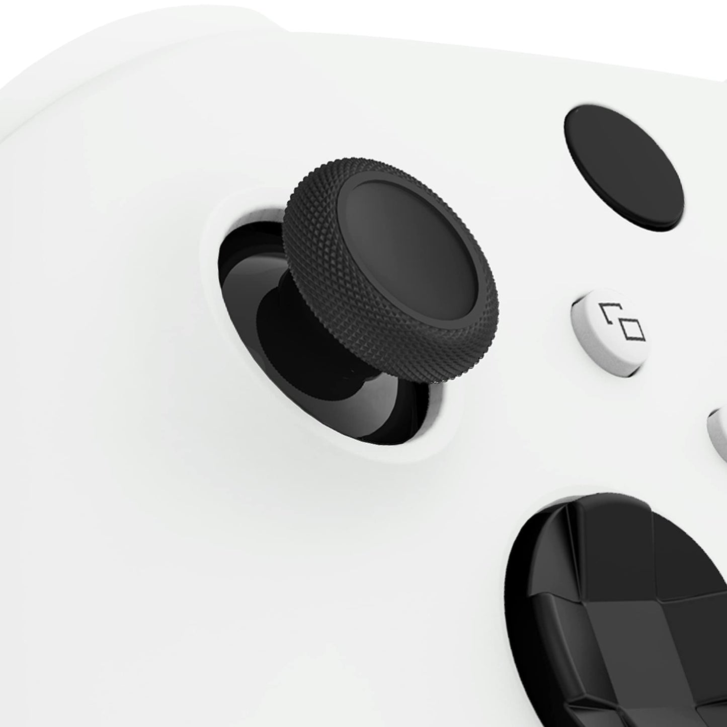 eXtremeRate Replacement Thumbsticks for Xbox Series X & S Controller, Joysticks Repair Kit for Xbox Wireless Controller, Custom Analog Stick Buttons for Xbox One S/X/Elite Controller - Black