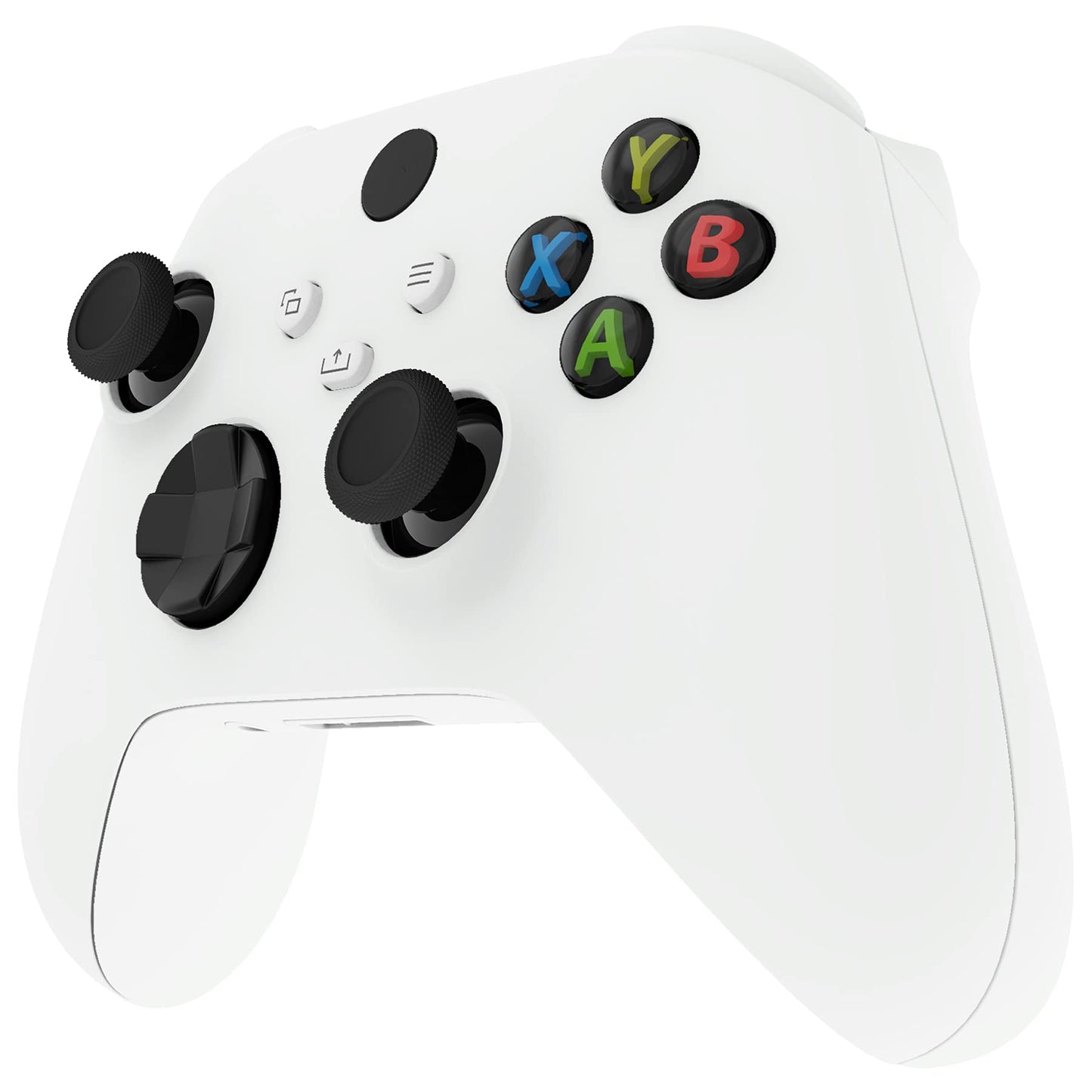 eXtremeRate Replacement Thumbsticks for Xbox Series X & S Controller, Joysticks Repair Kit for Xbox Wireless Controller, Custom Analog Stick Buttons for Xbox One S/X/Elite Controller - Black