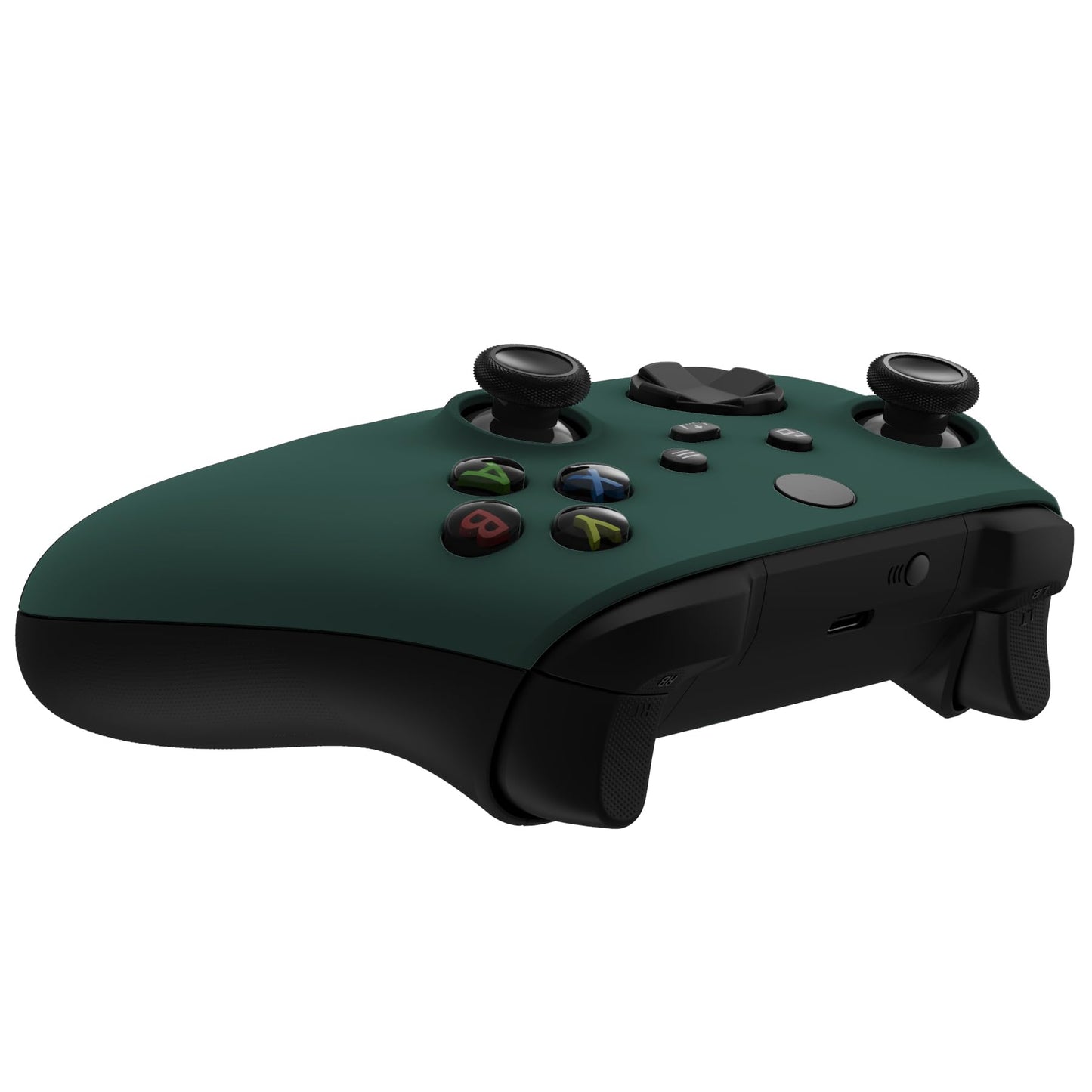 eXtremeRate Replacement Shell for Xbox Series X & S Controller - Personalized Upgrade - Racing Green Soft Touch Grip Custom Cover Case Faceplate for Xbox Core Controller