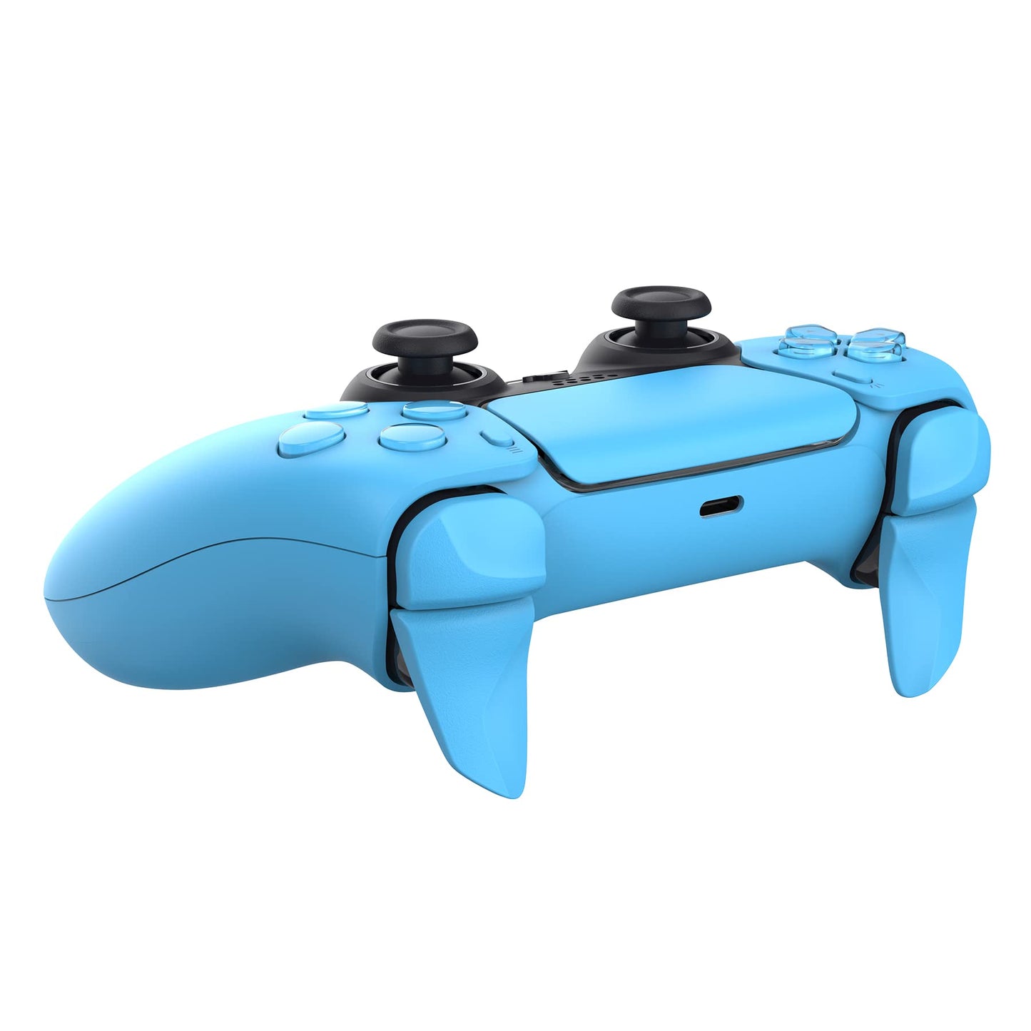 PlayVital Blade 2 Pairs Shoulder Buttons Extension Triggers for ps5 Controller, Game Improvement Adjusters for PS Portal Remote Player, Bumper Trigger Extenders for ps5 Edge - Starlight Blue