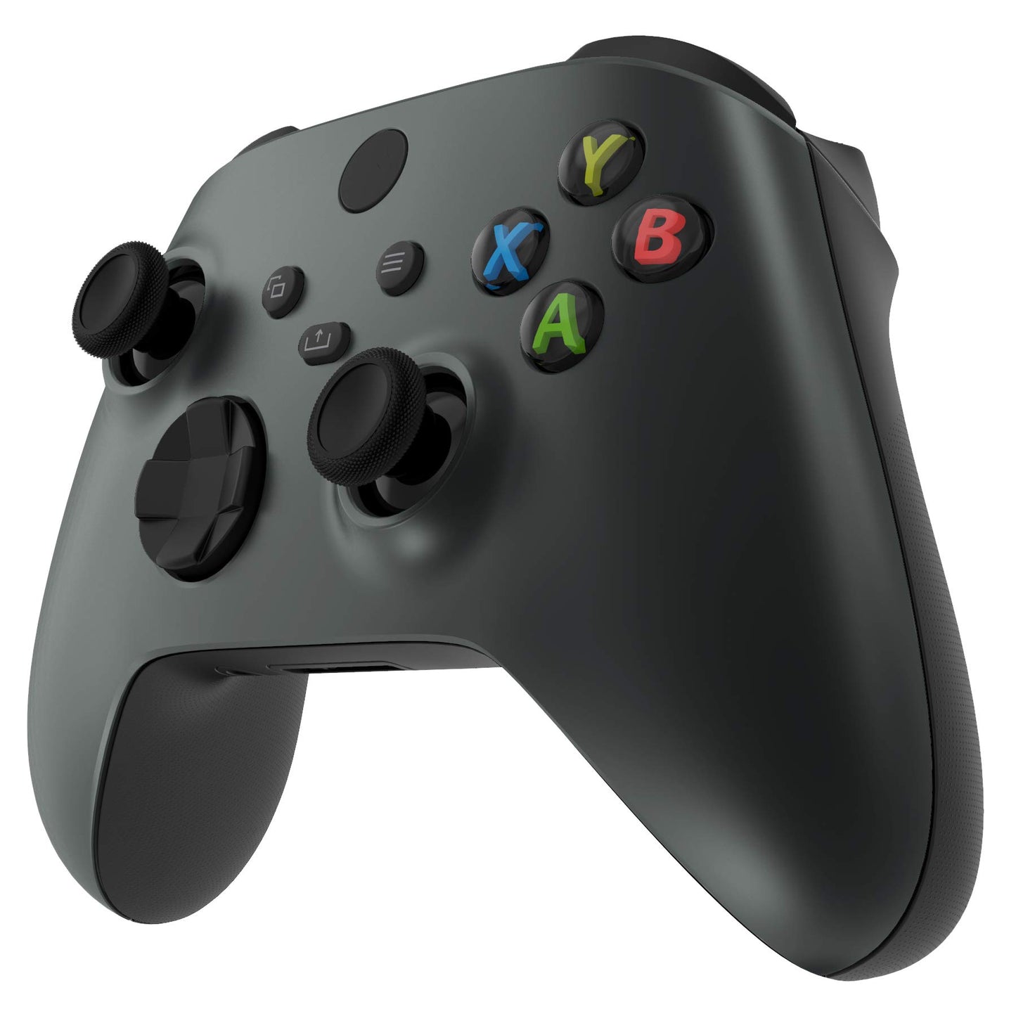 eXtremeRate Replacement Shell for Xbox Series X & S Controller - Personalize Your Control - Steel Gray Custom Cover Gaming Case Faceplate for Xbox Core Controller