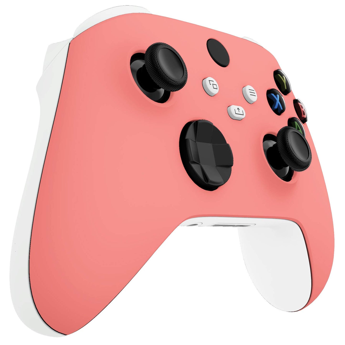eXtremeRate Replacement Shell for Xbox Series X & S Controller - Personalized Upgrade - Coral Soft Touch Grip Custom Cover Case Faceplate for Xbox Core Controller