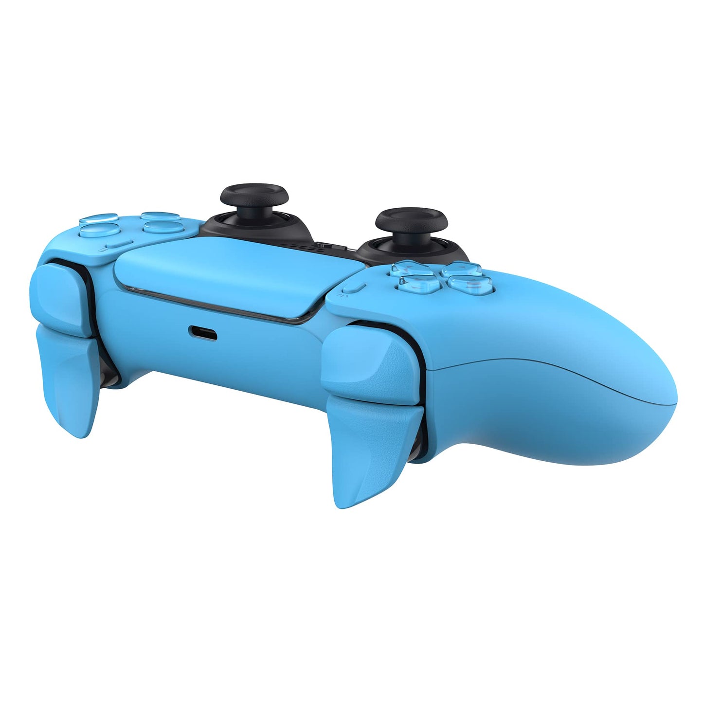 PlayVital Blade 2 Pairs Shoulder Buttons Extension Triggers for ps5 Controller, Game Improvement Adjusters for PS Portal Remote Player, Bumper Trigger Extenders for ps5 Edge - Starlight Blue