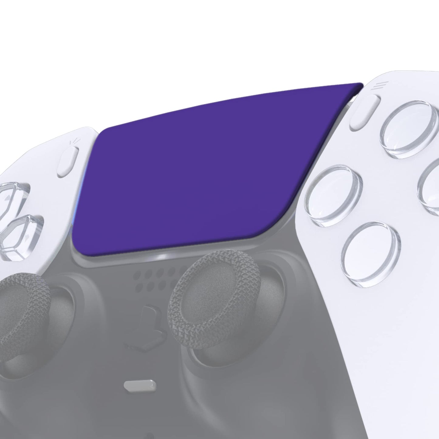 eXtremeRate Replacement Touchpad Cover Compatible with ps5 Controller BDM-010 020 030 040 050 Models, Custom Soft Touch Purple Touch Pad Repair Part Compatible with ps5