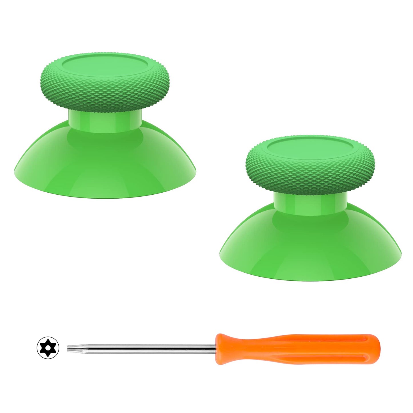 eXtremeRate Replacement Thumbsticks for Xbox Series X & S Controller, Joysticks Repair Kit for Xbox Wireless Controller, Custom Analog Stick Buttons for Xbox One S/X/Elite Controller - Green