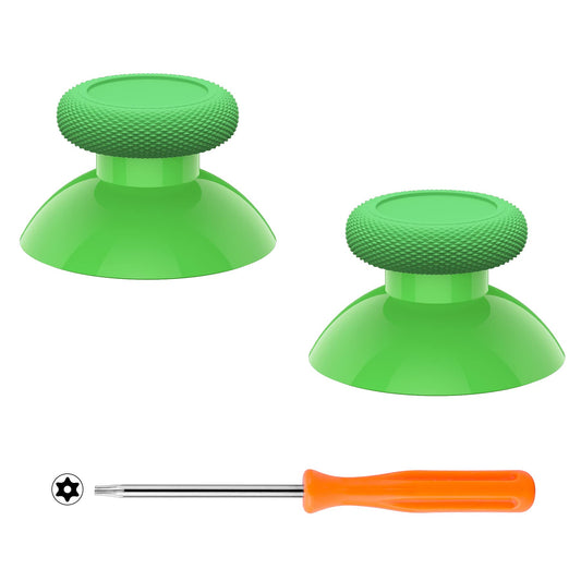 eXtremeRate Replacement Thumbsticks for Xbox Series X & S Controller, Joysticks Repair Kit for Xbox Wireless Controller, Custom Analog Stick Buttons for Xbox One S/X/Elite Controller - Green