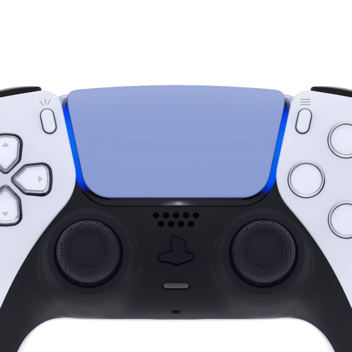 eXtremeRate Replacement Touchpad Cover Compatible with ps5 Controller BDM-010 020 030 040 050 Models, Custom Light Violet Touch Pad Repair Part Compatible with ps5