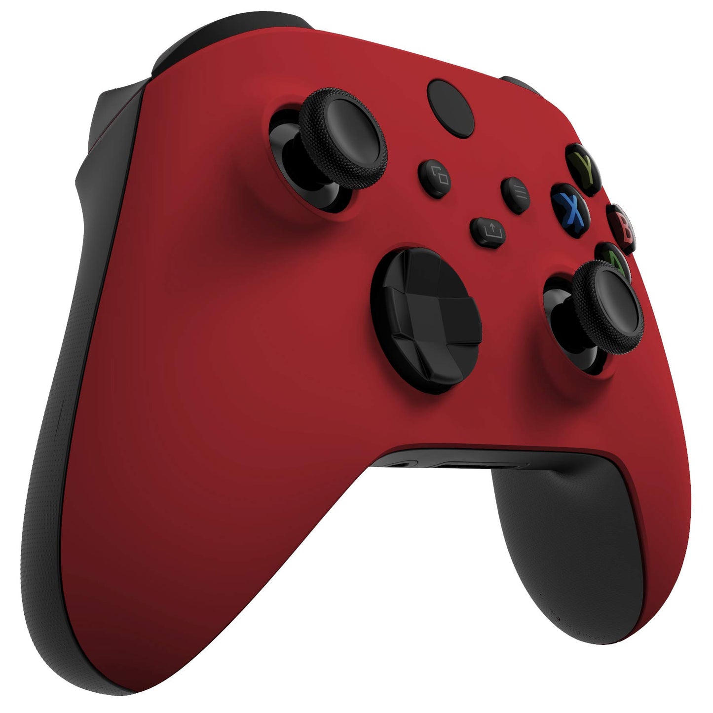 eXtremeRate Replacement Shell for Xbox Series X & S Controller - Personalized Upgrade - Passion Red Soft Touch Grip Custom Cover Case Faceplate for Xbox Core Controller