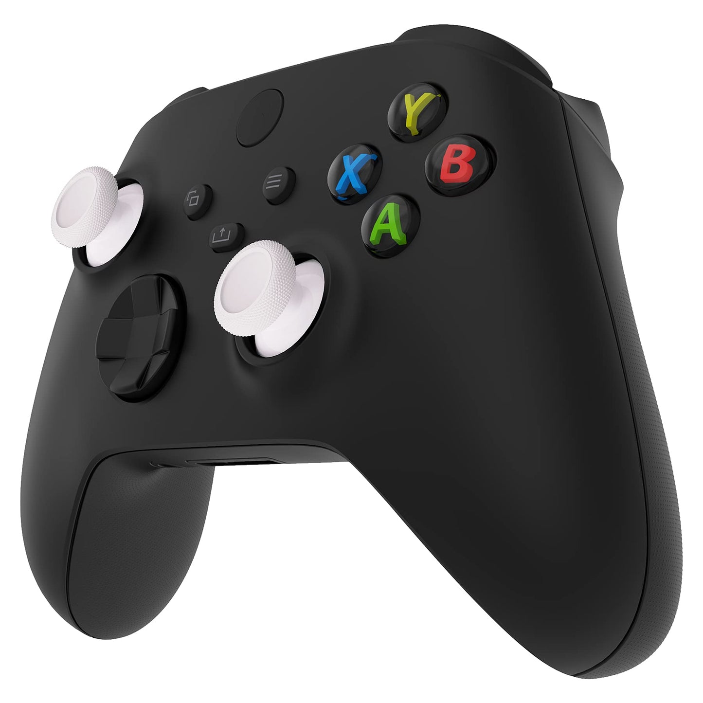 eXtremeRate Replacement Thumbsticks for Xbox Series X & S Controller, Joysticks Repair Kit for Xbox Wireless Controller, Custom Analog Stick Buttons for Xbox One S/X/Elite Controller - White