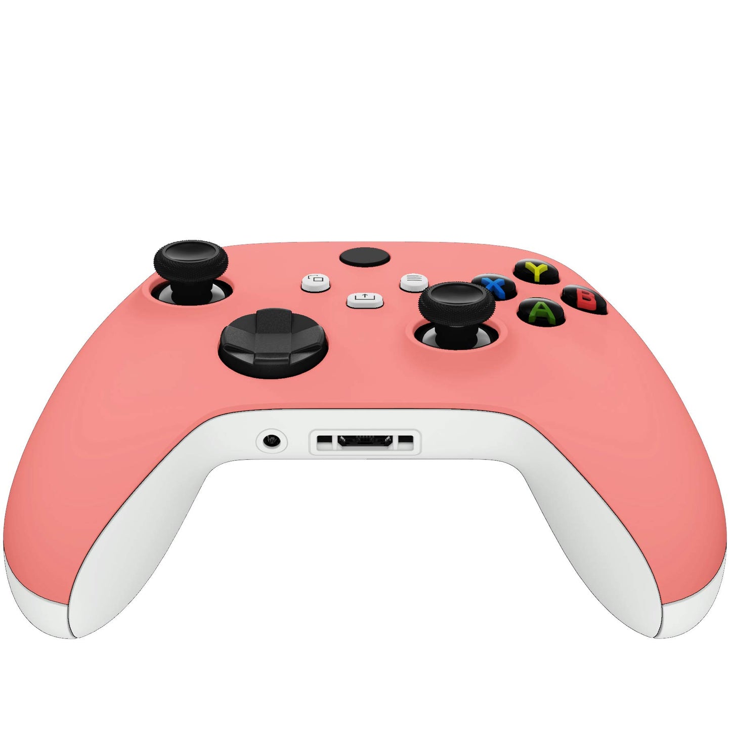 eXtremeRate Replacement Shell for Xbox Series X & S Controller - Personalized Upgrade - Coral Soft Touch Grip Custom Cover Case Faceplate for Xbox Core Controller