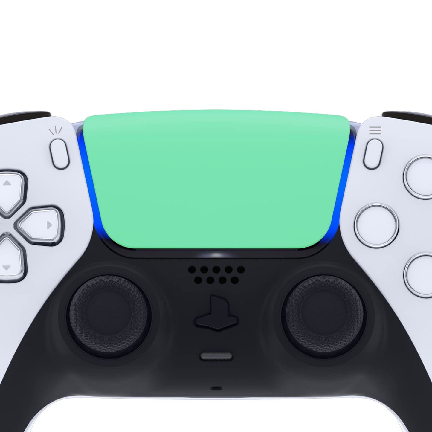 eXtremeRate Replacement Touchpad Cover Compatible with ps5 Controller BDM-010 020 030 040 050 Models, Custom Mint Green Touch Pad Repair Part Compatible with ps5