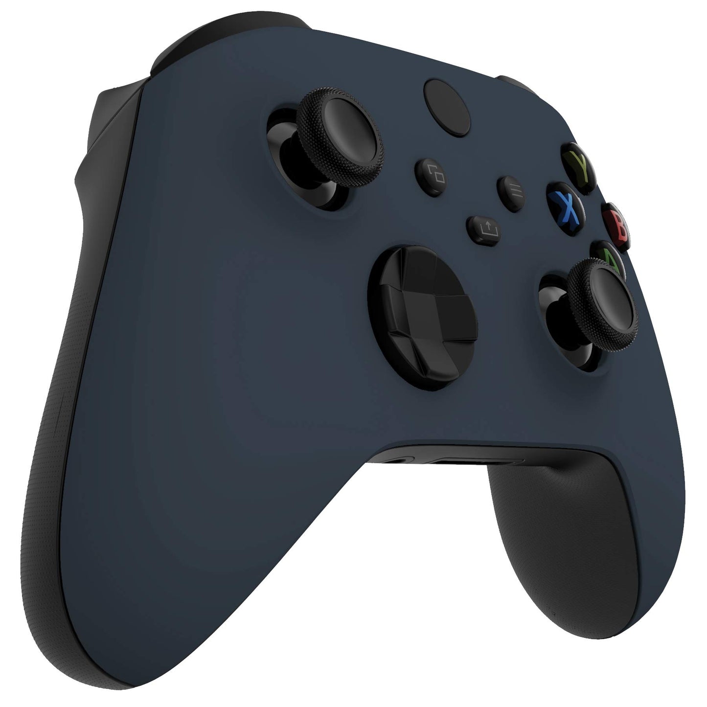 eXtremeRate Replacement Shell for Xbox Series X & S Controller - Personalized Upgrade - Midnight Blue Soft Touch Grip Custom Cover Case Faceplate for Xbox Core Controller