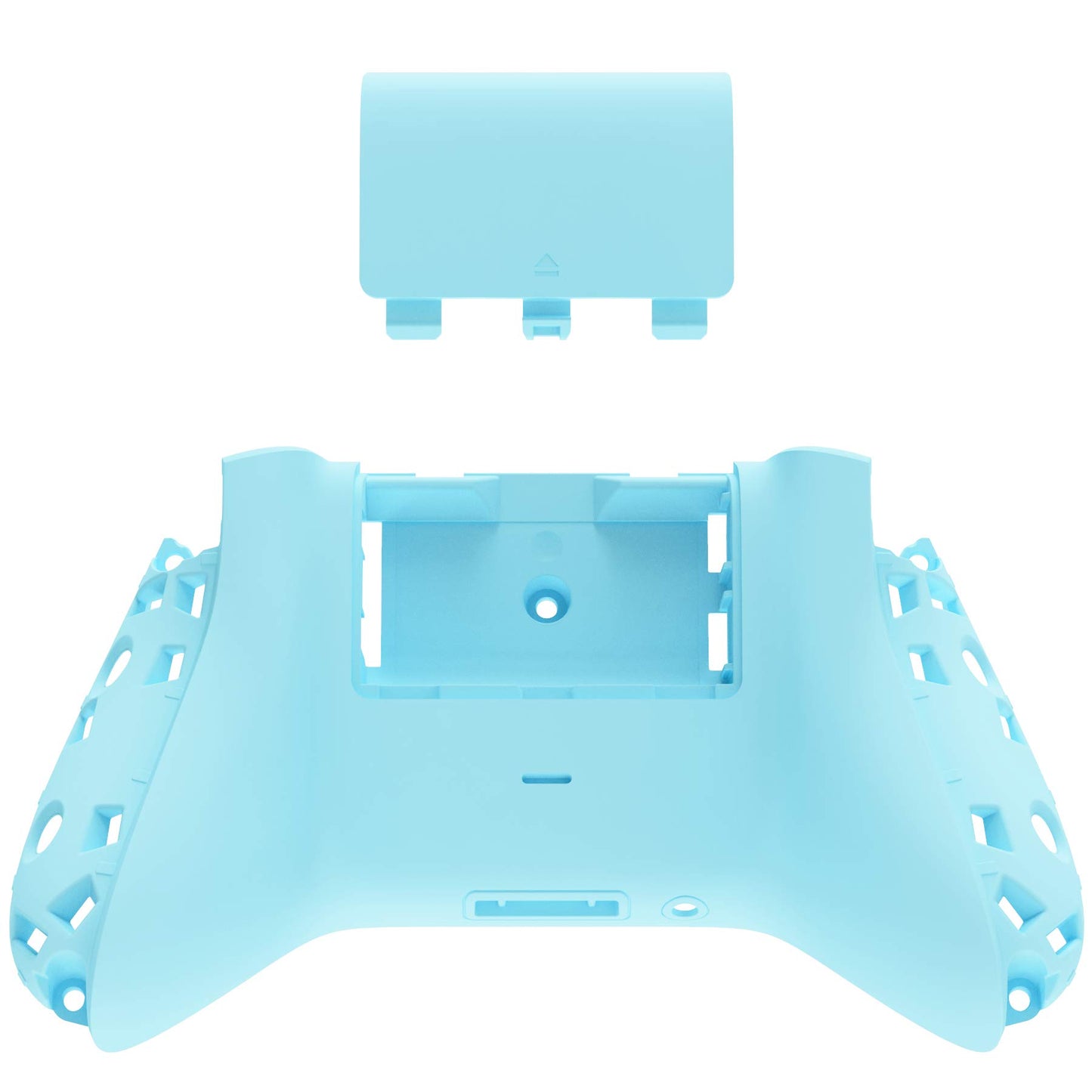 eXtremeRate Custom Back Cover Shell for Xbox Core Wireless Controller, Heaven Blue Replacement Controller Battery Cover & Bottom Shell for Xbox Series X & S Controller
