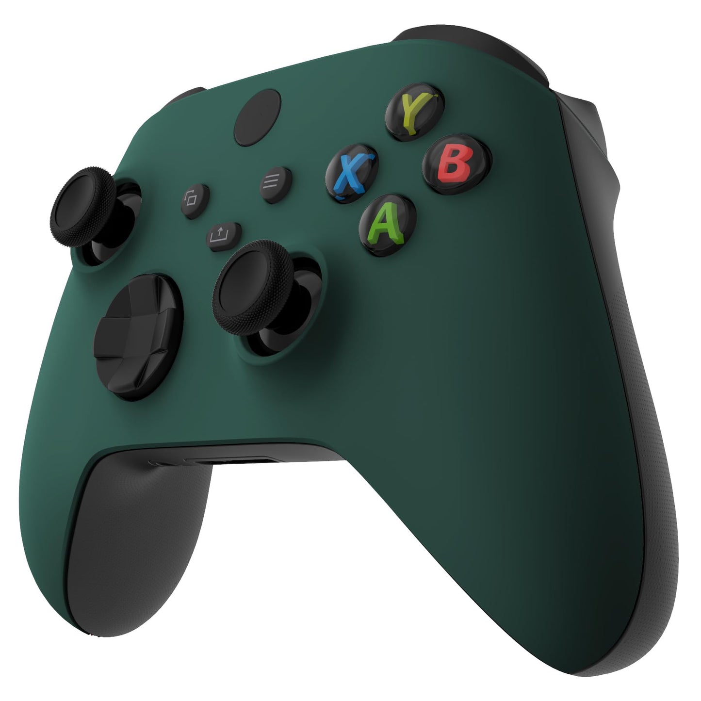 eXtremeRate Replacement Shell for Xbox Series X & S Controller - Personalized Upgrade - Racing Green Soft Touch Grip Custom Cover Case Faceplate for Xbox Core Controller