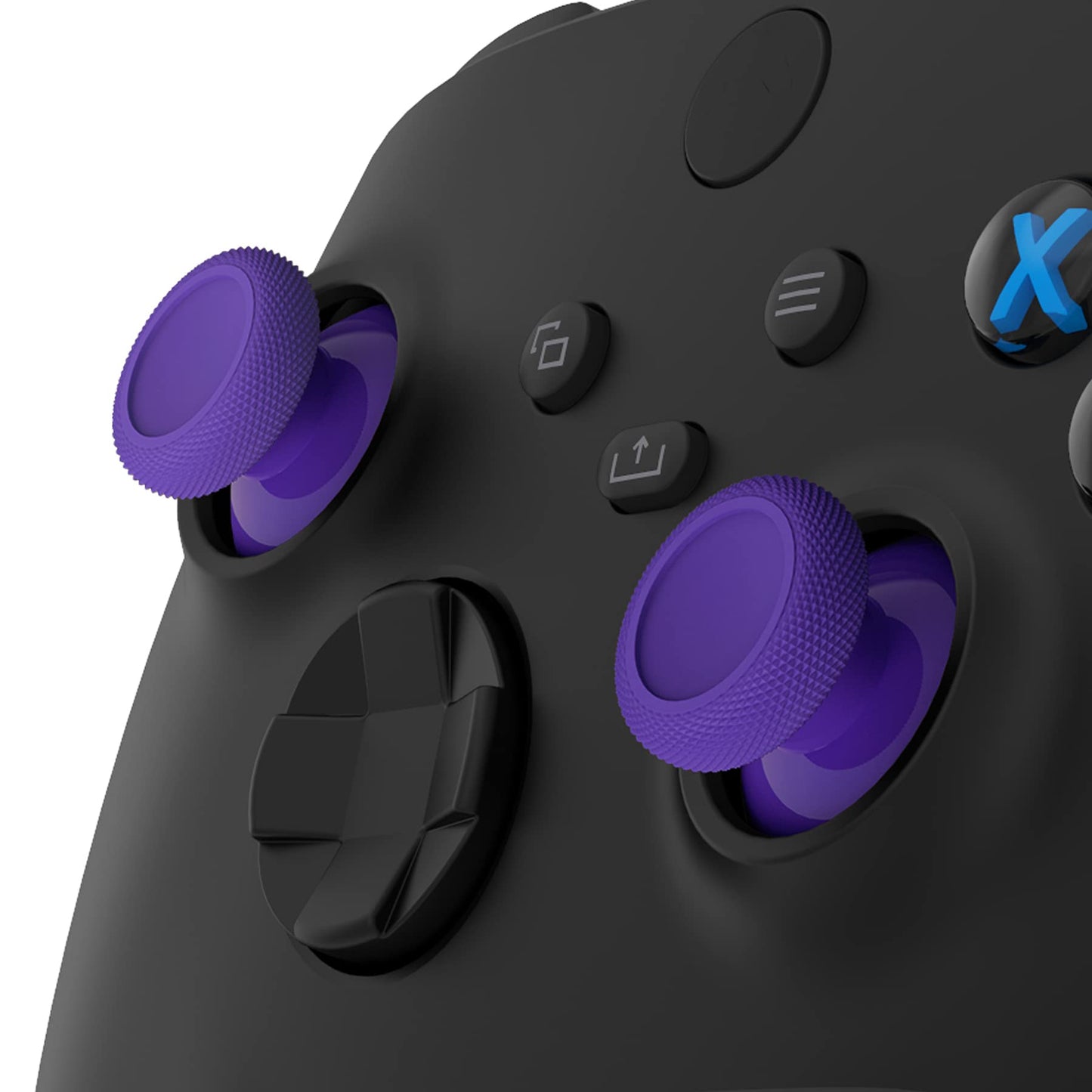 eXtremeRate Replacement Thumbsticks for Xbox Series X & S Controller, Joysticks Repair Kit for Xbox Wireless Controller, Custom Analog Stick Buttons for Xbox One S/X/Elite Controller - Purple