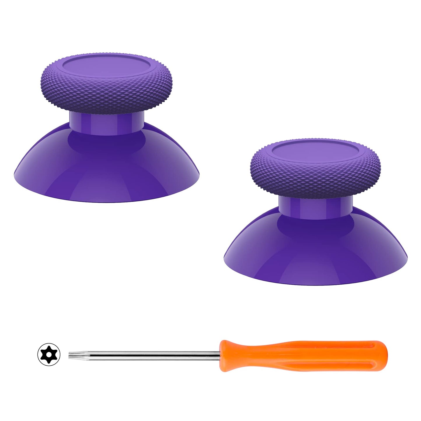 eXtremeRate Replacement Thumbsticks for Xbox Series X & S Controller, Joysticks Repair Kit for Xbox Wireless Controller, Custom Analog Stick Buttons for Xbox One S/X/Elite Controller - Purple