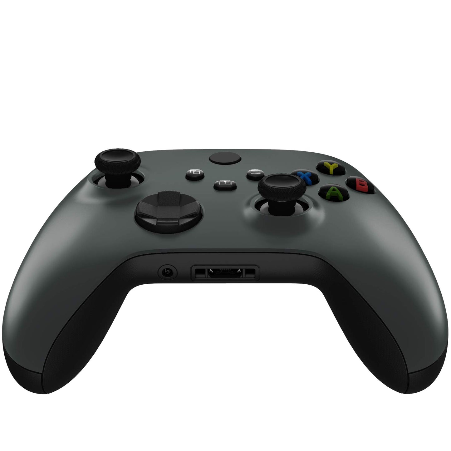 eXtremeRate Replacement Shell for Xbox Series X & S Controller - Personalize Your Control - Steel Gray Custom Cover Gaming Case Faceplate for Xbox Core Controller