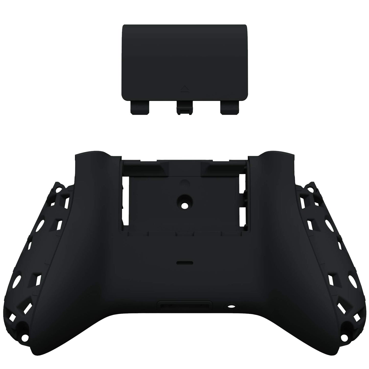 eXtremeRate Custom Back Cover Shell for Xbox Core Wireless Controller, Black Replacement Controller Battery Cover & Bottom Shell for Xbox Series X & S Controller