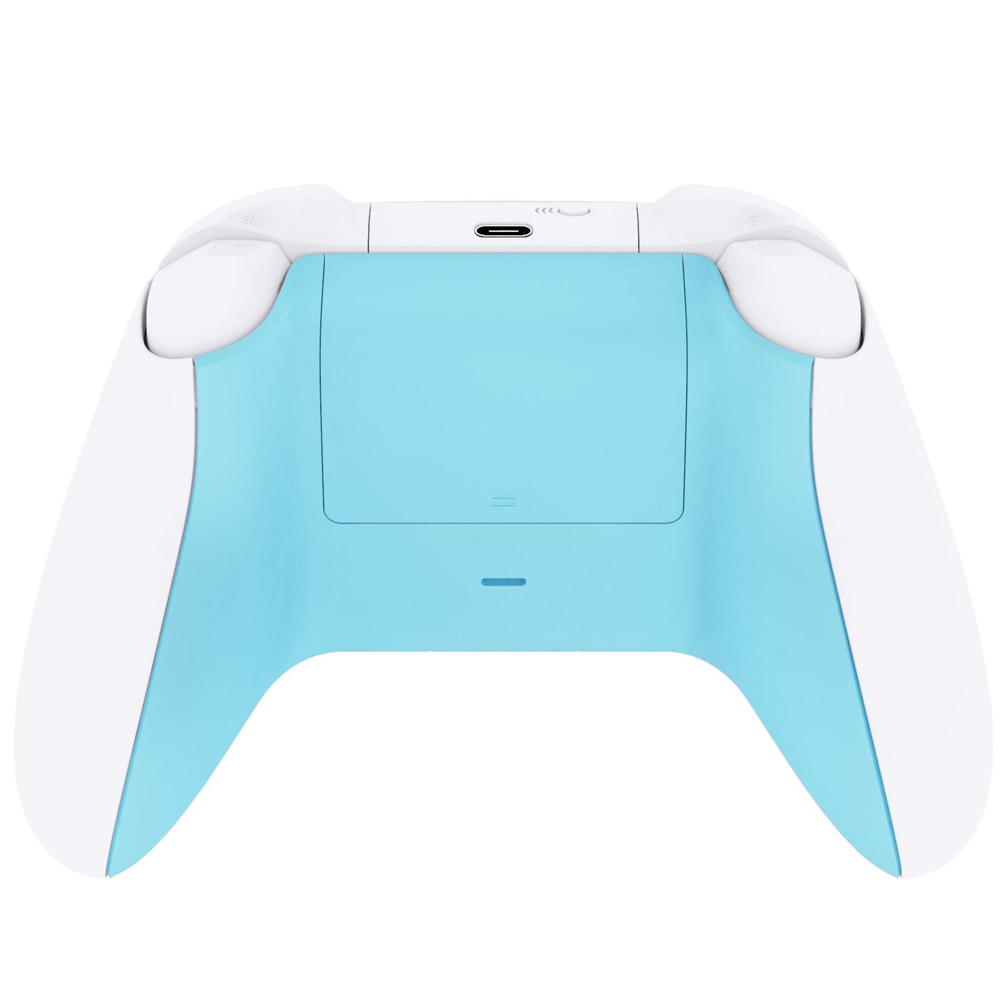 eXtremeRate Custom Back Cover Shell for Xbox Core Wireless Controller, Heaven Blue Replacement Controller Battery Cover & Bottom Shell for Xbox Series X & S Controller