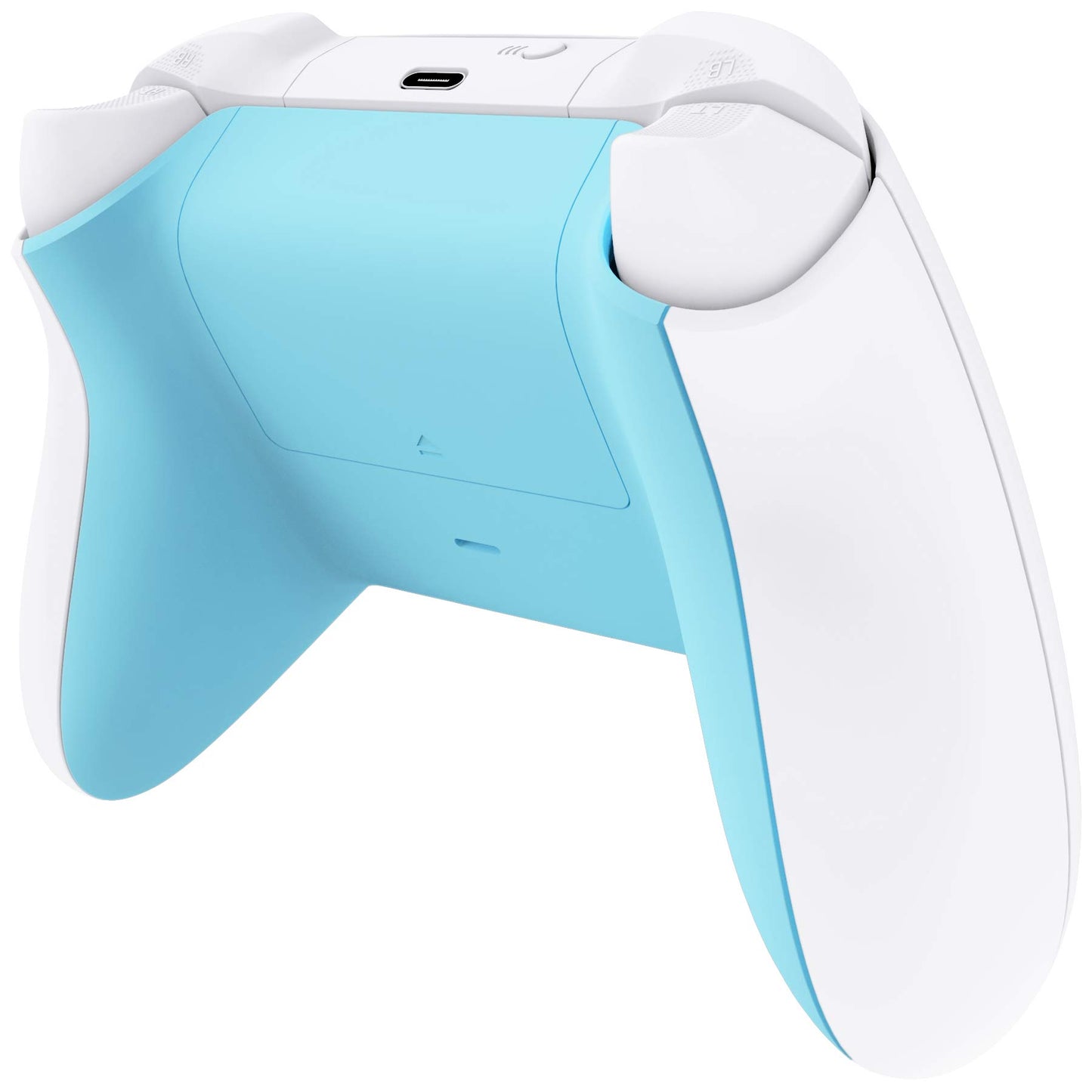 eXtremeRate Custom Back Cover Shell for Xbox Core Wireless Controller, Heaven Blue Replacement Controller Battery Cover & Bottom Shell for Xbox Series X & S Controller