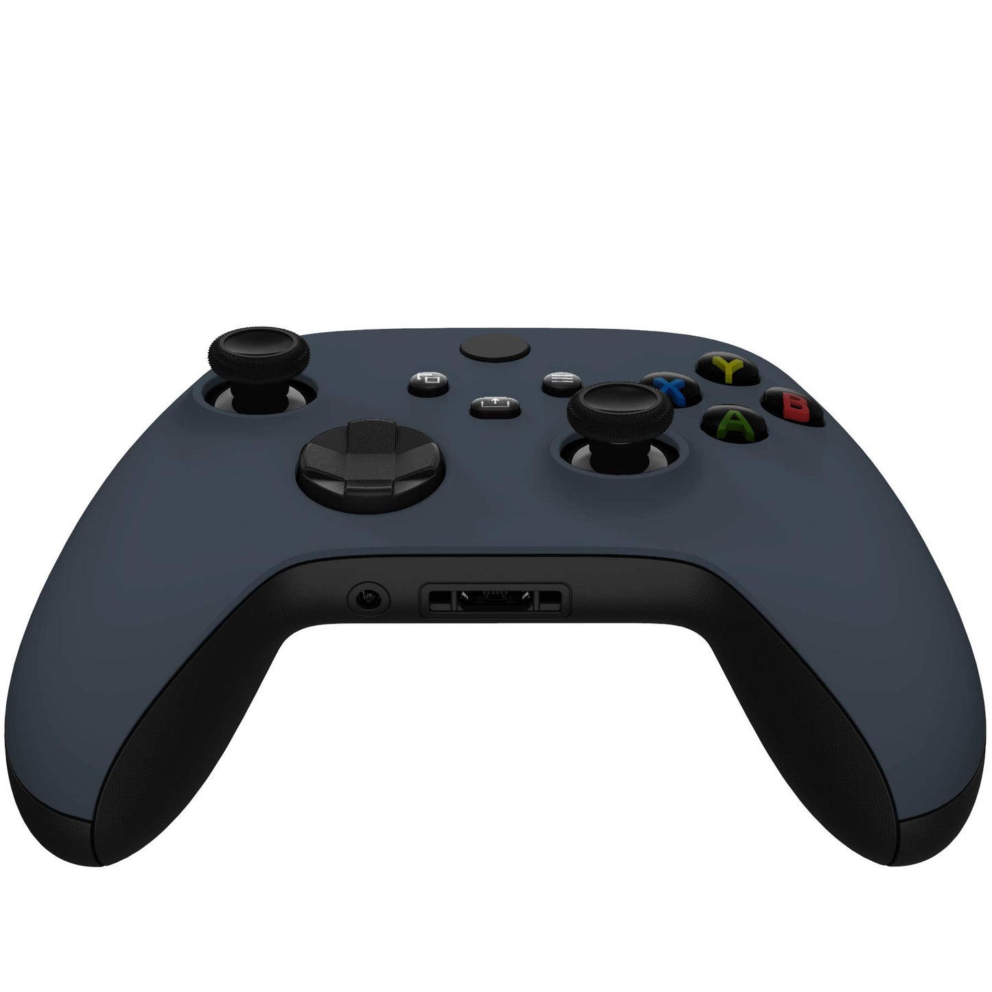 eXtremeRate Replacement Shell for Xbox Series X & S Controller - Personalized Upgrade - Midnight Blue Soft Touch Grip Custom Cover Case Faceplate for Xbox Core Controller
