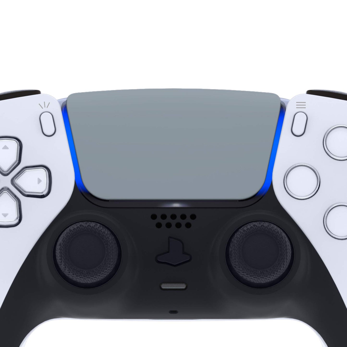 eXtremeRate New Hope Gray Soft Touch Replacement Touchpad Cover Compatible with ps5 Controller BDM-010 BDM-020 & BDM-030, Custom Part Touch Pad Compatible with ps5 Controller - Controller NOT Included