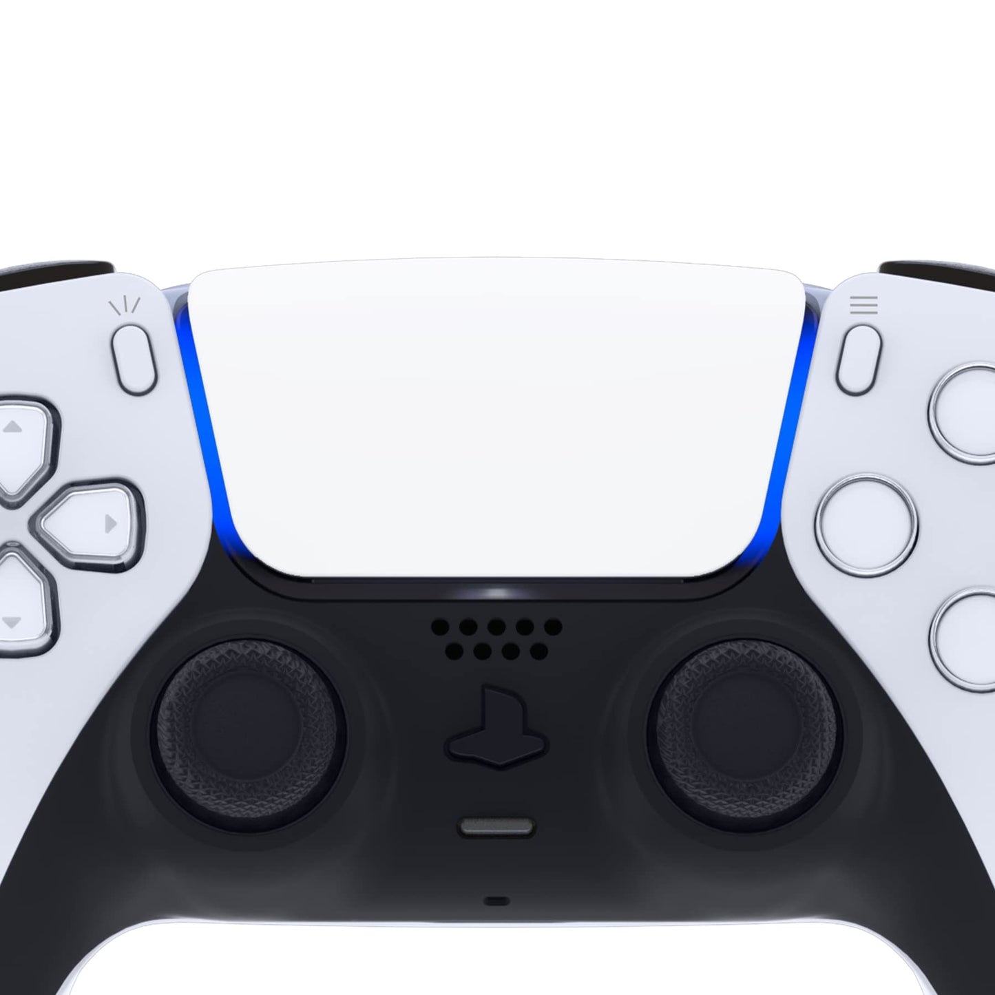 eXtremeRate Replacement Touchpad Cover Compatible with ps5 Controller BDM-010 020 030 040 050 Models, Custom White Touch Pad Repair Part Compatible with ps5