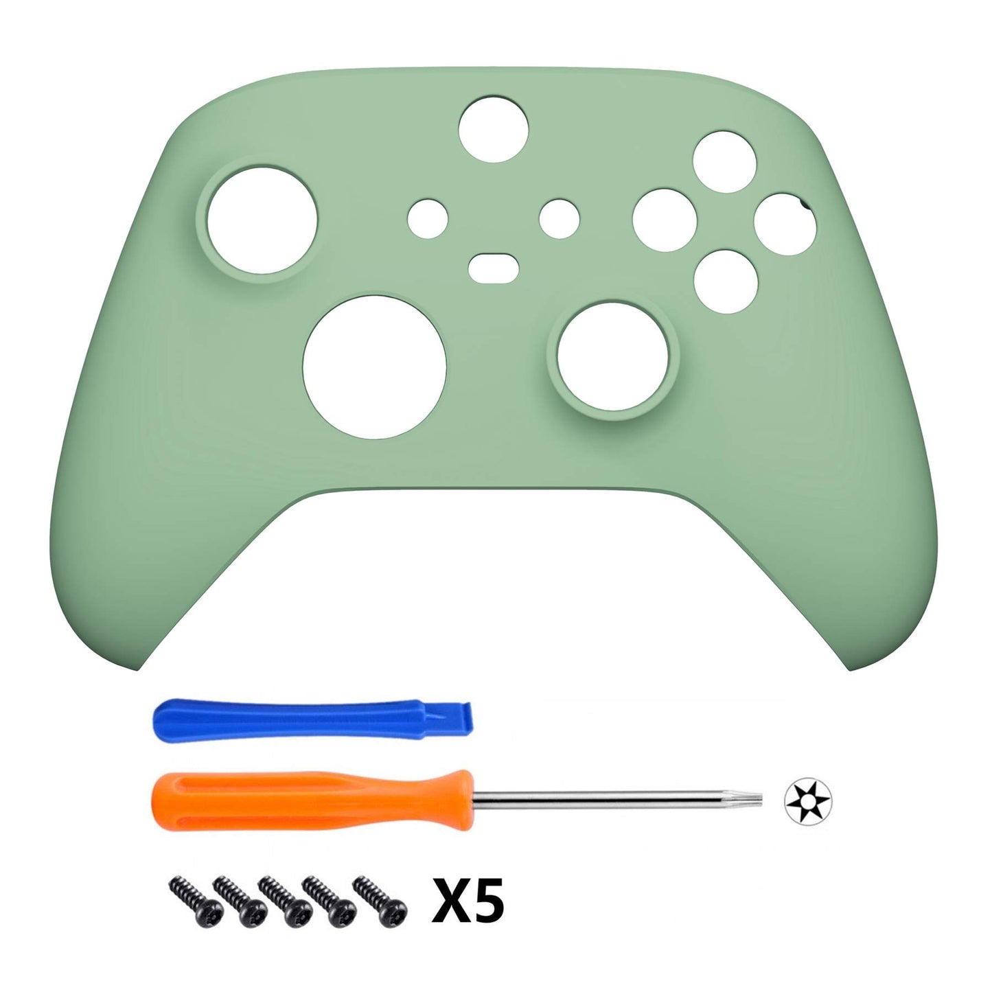 eXtremeRate Replacement Shell for Xbox Series X & S Controller - Personalized Upgrade - Matcha Green Custom Cover Case Faceplate Cover for Xbox Core Wireless Controller