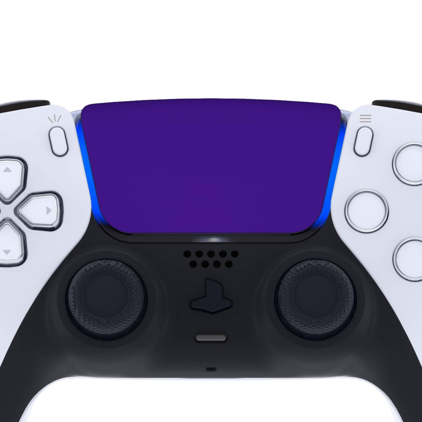 eXtremeRate Replacement Touchpad Cover Compatible with ps5 Controller BDM-010 020 030 040 050 Models, Custom Soft Touch Purple Touch Pad Repair Part Compatible with ps5
