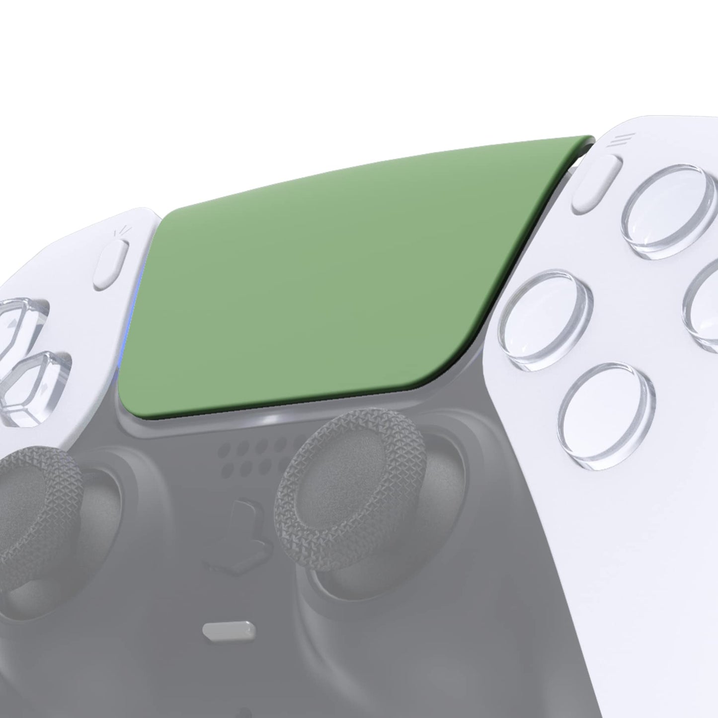 eXtremeRate Replacement Touchpad Cover Compatible with ps5 Controller BDM-010 020 030 040 050 Models, Custom Matcha Green Touch Pad Repair Part Compatible with ps5