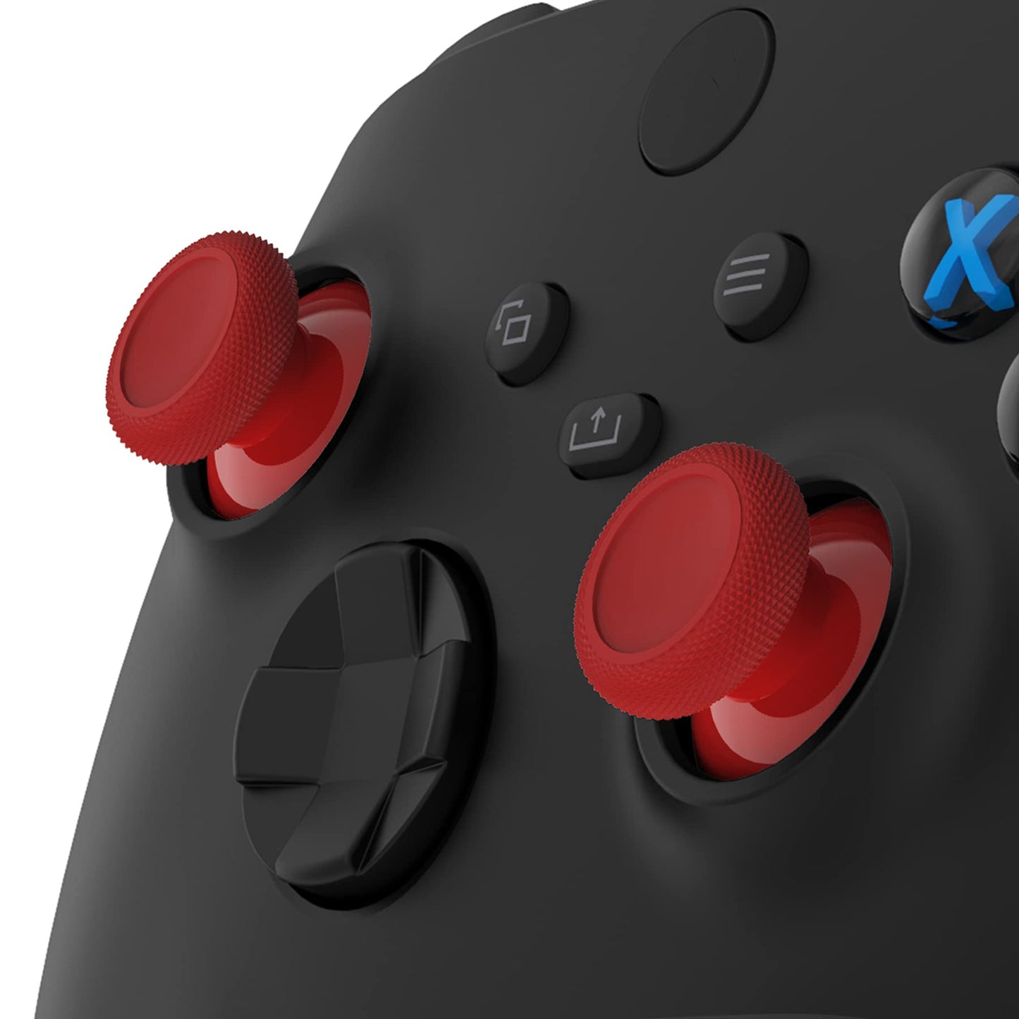 eXtremeRate Replacement Thumbsticks for Xbox Series X & S, Joysticks Repair Kit for Xbox Wireless Controller, Custom Analog Stick Buttons for Xbox One S/X/Elite Controller - Carmine Red