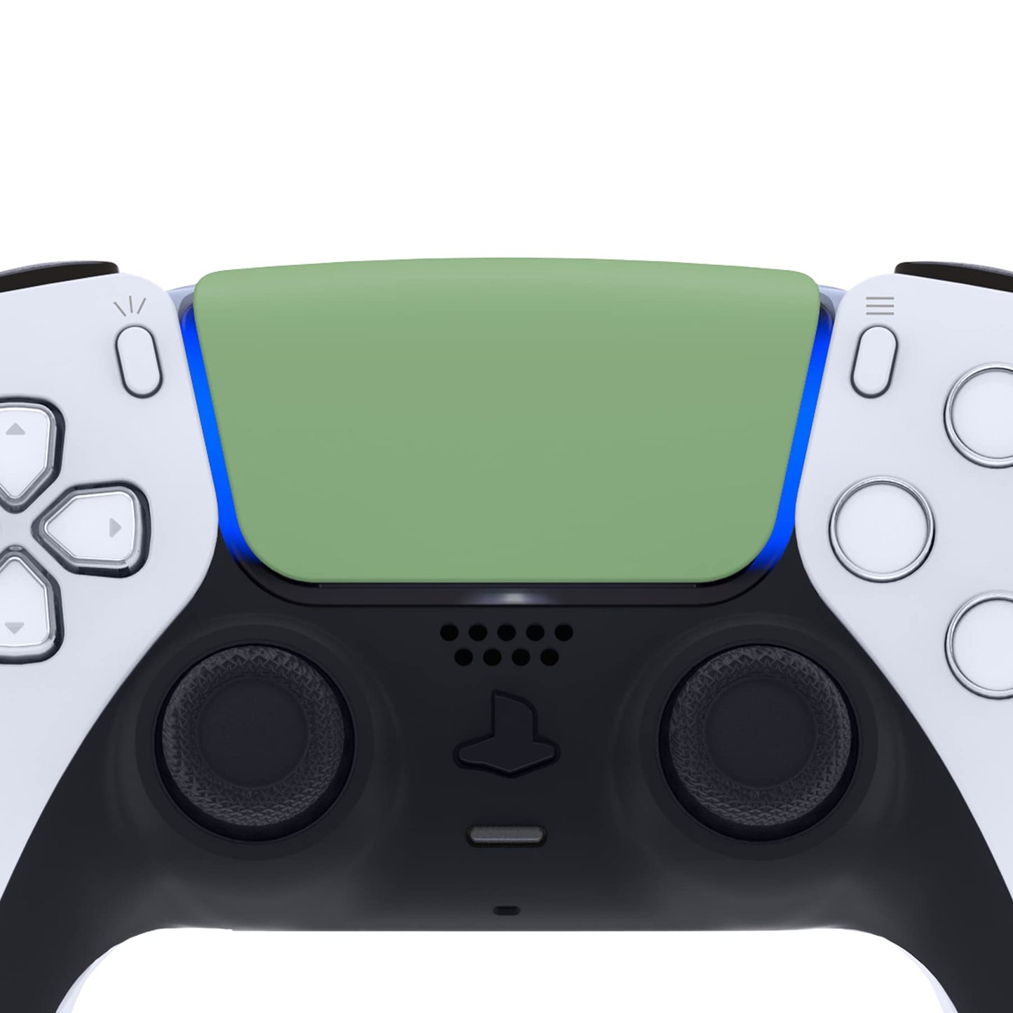 eXtremeRate Replacement Touchpad Cover Compatible with ps5 Controller BDM-010 020 030 040 050 Models, Custom Matcha Green Touch Pad Repair Part Compatible with ps5