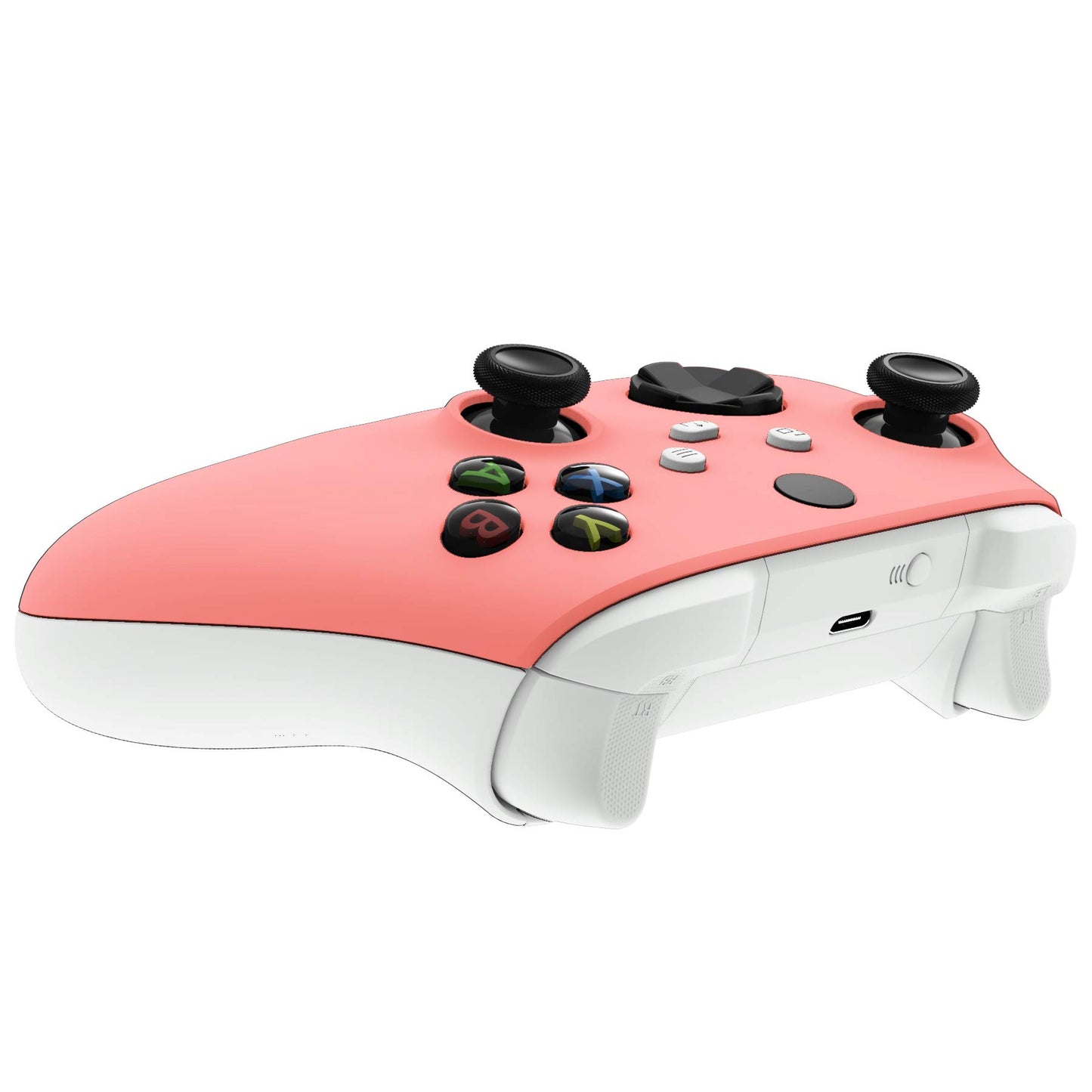 eXtremeRate Replacement Shell for Xbox Series X & S Controller - Personalized Upgrade - Coral Soft Touch Grip Custom Cover Case Faceplate for Xbox Core Controller