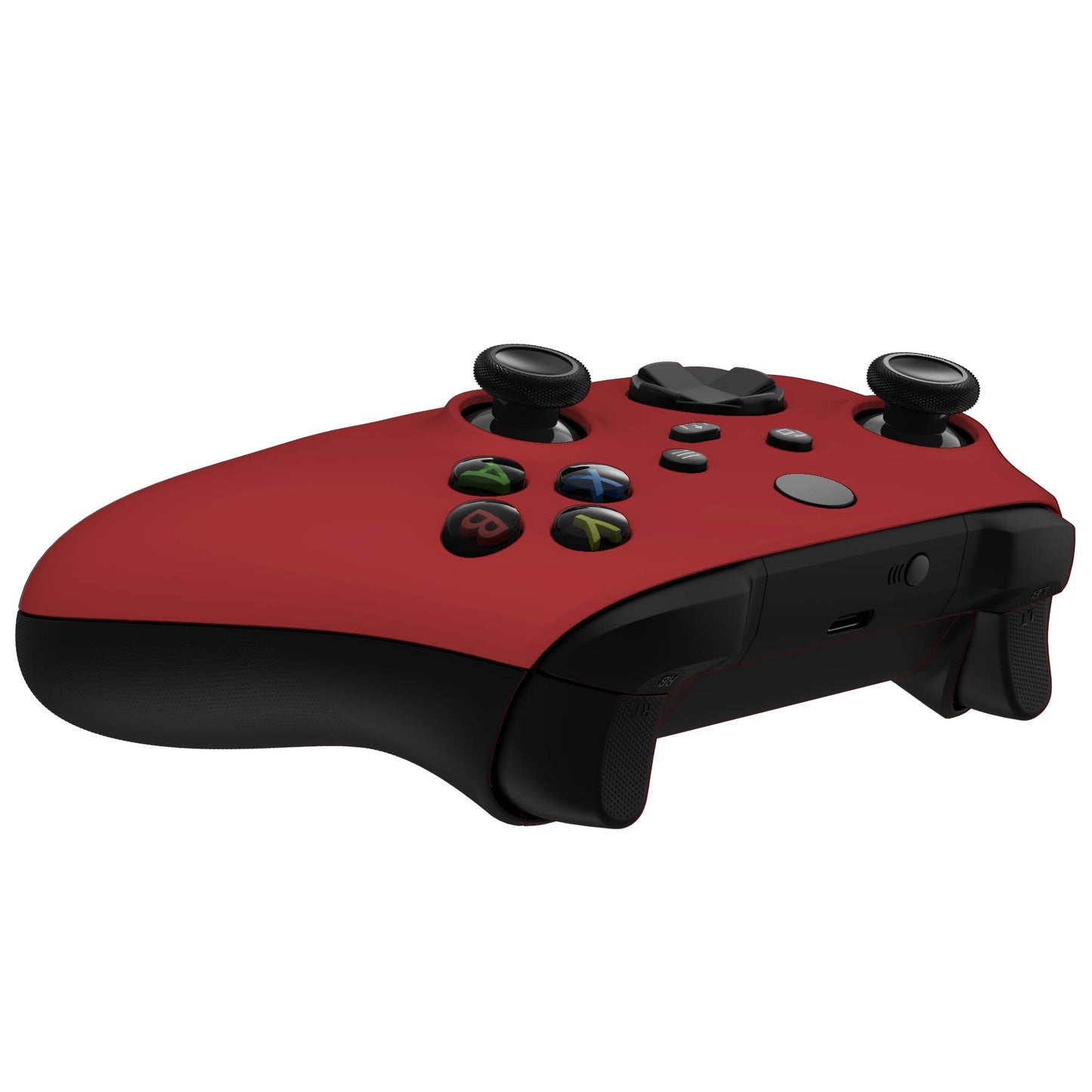 eXtremeRate Replacement Shell for Xbox Series X & S Controller - Personalized Upgrade - Passion Red Soft Touch Grip Custom Cover Case Faceplate for Xbox Core Controller