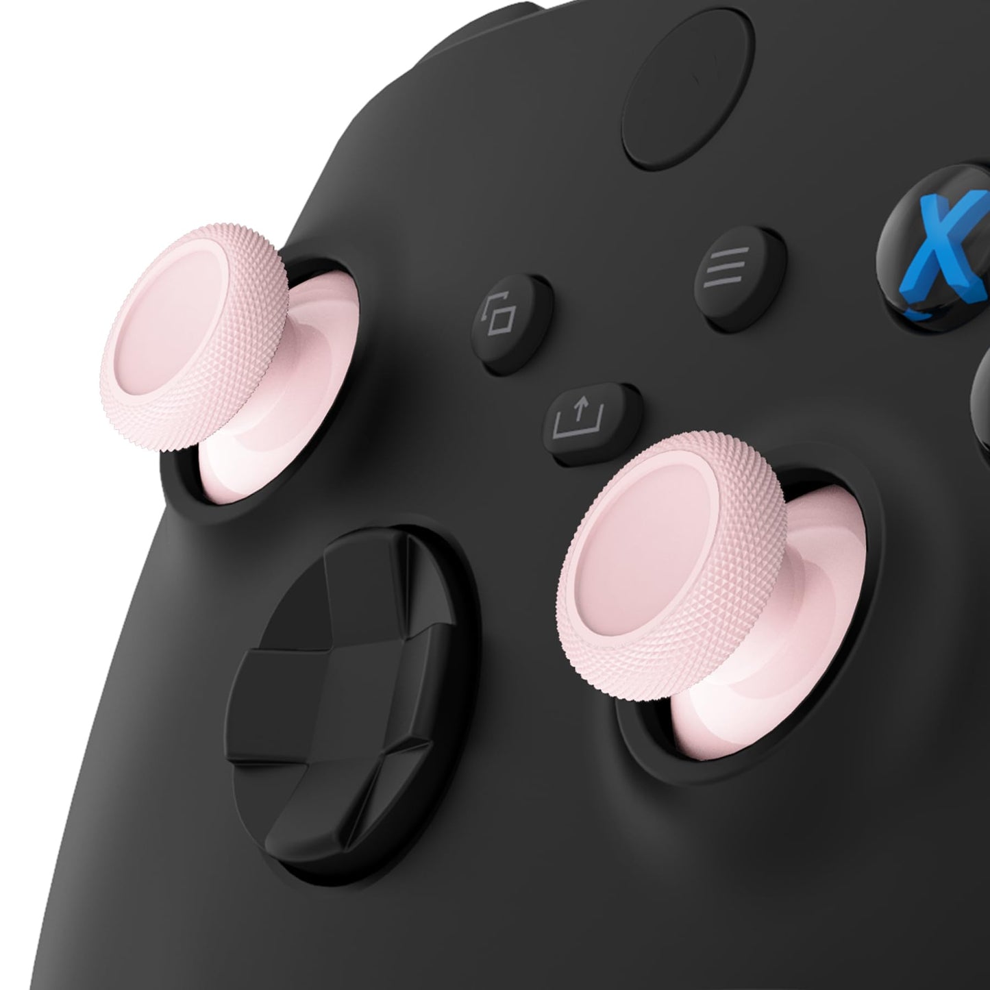 eXtremeRate Replacement Thumbsticks for Xbox Core Wireless Controller, Joysticks Repair Kit for Xbox Series X/S Controller, Custom Analog Stick Buttons for Xbox One S/X/Elite - Cherry Blossoms Pink