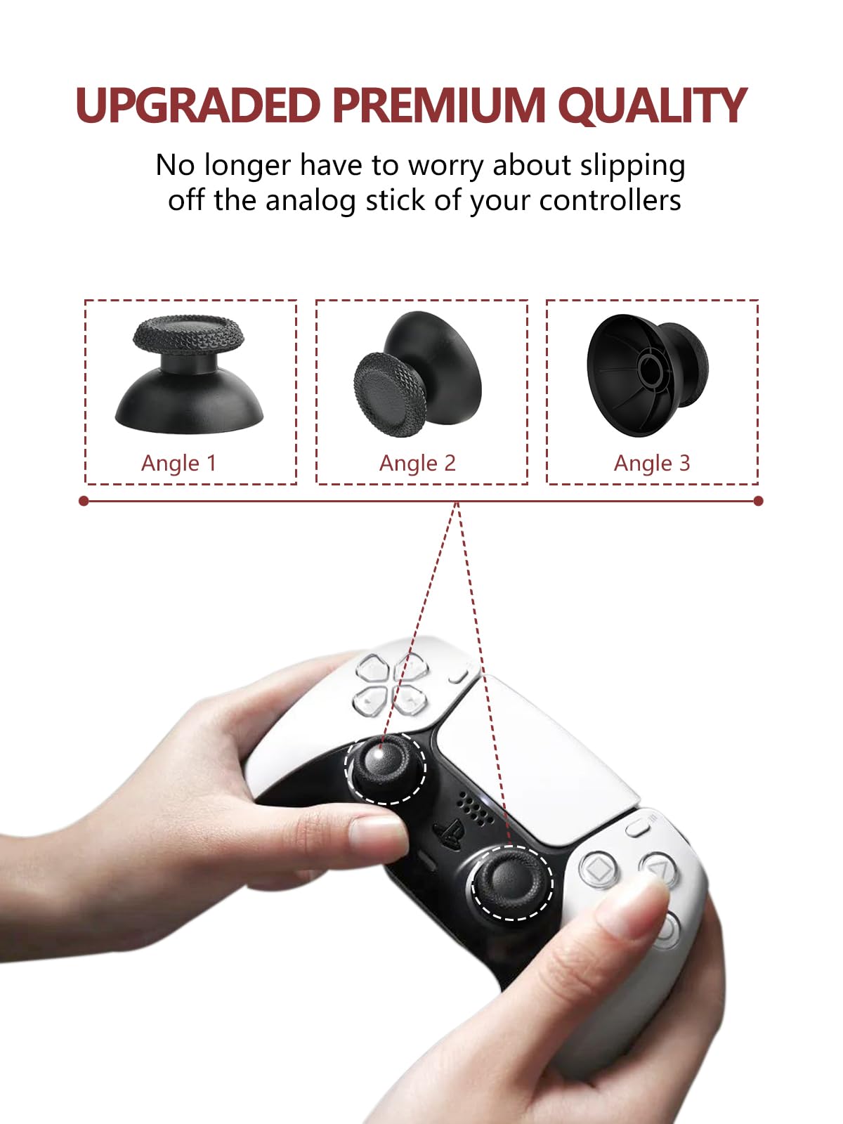 Ps5 Joystick Replacement for Sony Playstation 5 Ps5 Controller Repair Kit for Ps5 Analog Stick Replacement 3D Sensor Module Joystick for Dualsense Ps5 Controllerjoystick Replacement Accessory (4 Pack)