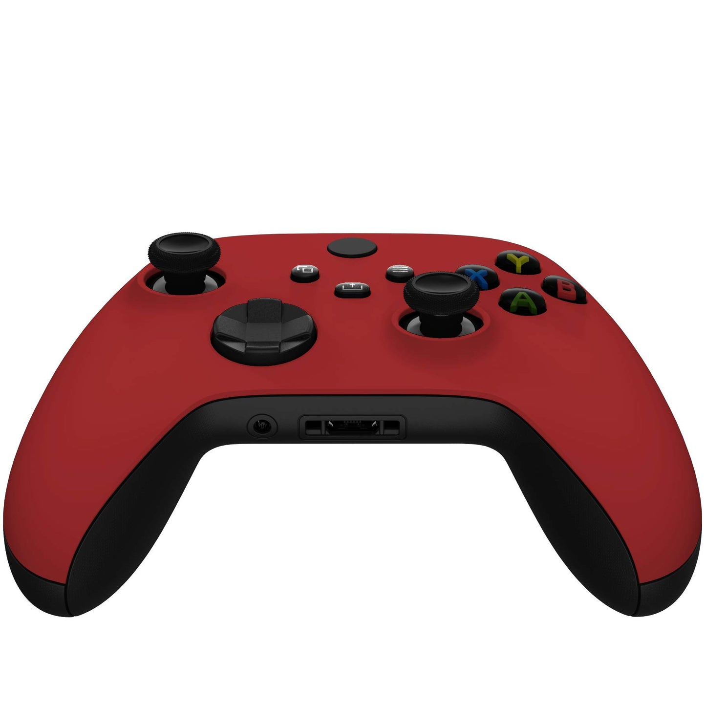 eXtremeRate Replacement Shell for Xbox Series X & S Controller - Personalized Upgrade - Passion Red Soft Touch Grip Custom Cover Case Faceplate for Xbox Core Controller