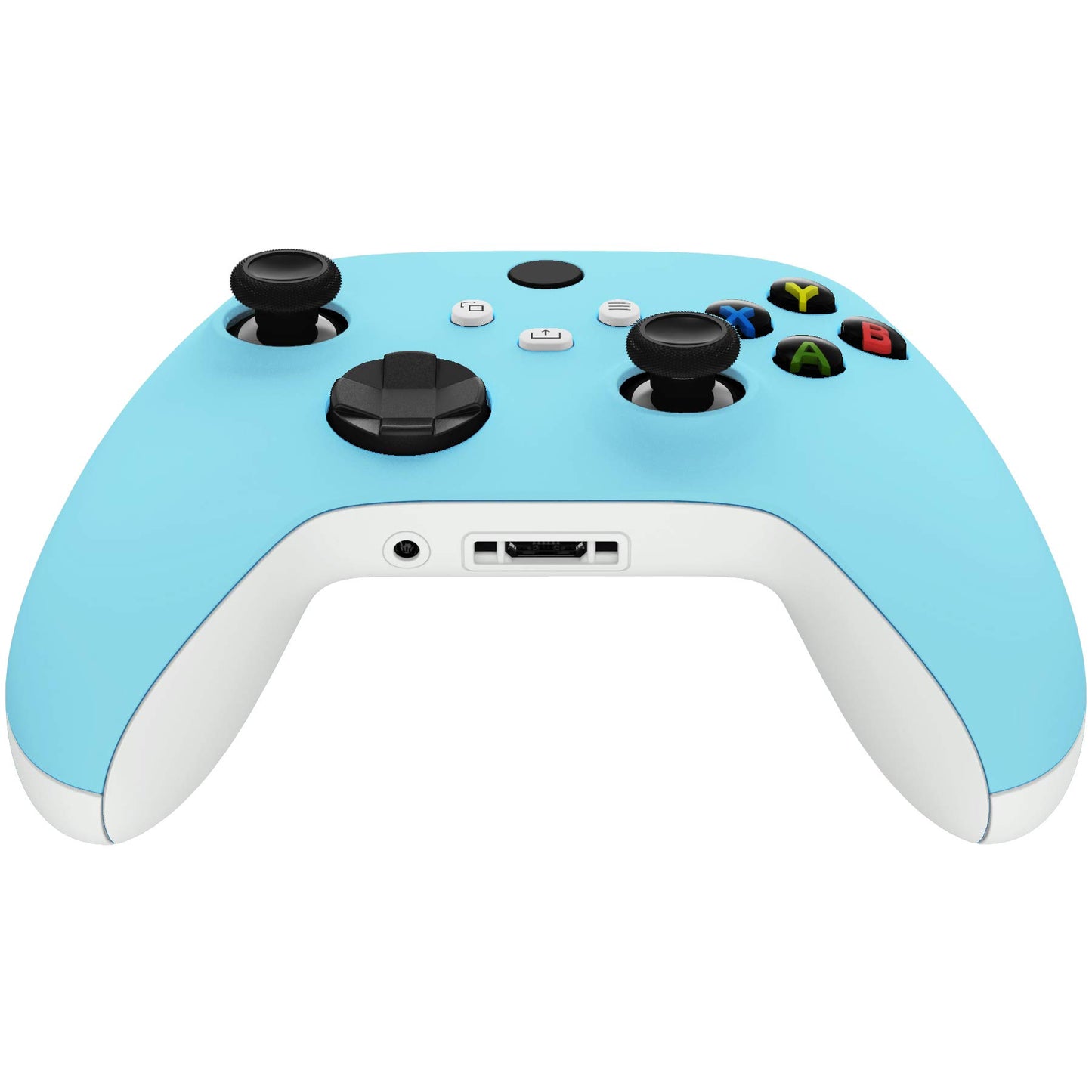 eXtremeRate Replacement Shell for Xbox Series X & S, Heaven Blue Custom Cover Case Faceplate Cover for Xbox Core Wireless Controller