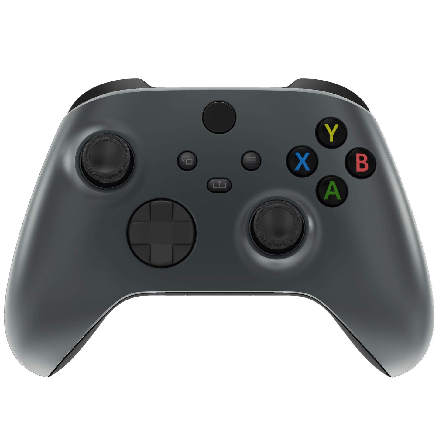 eXtremeRate Replacement Shell for Xbox Series X & S Controller - Personalize Your Control - Steel Gray Custom Cover Gaming Case Faceplate for Xbox Core Controller